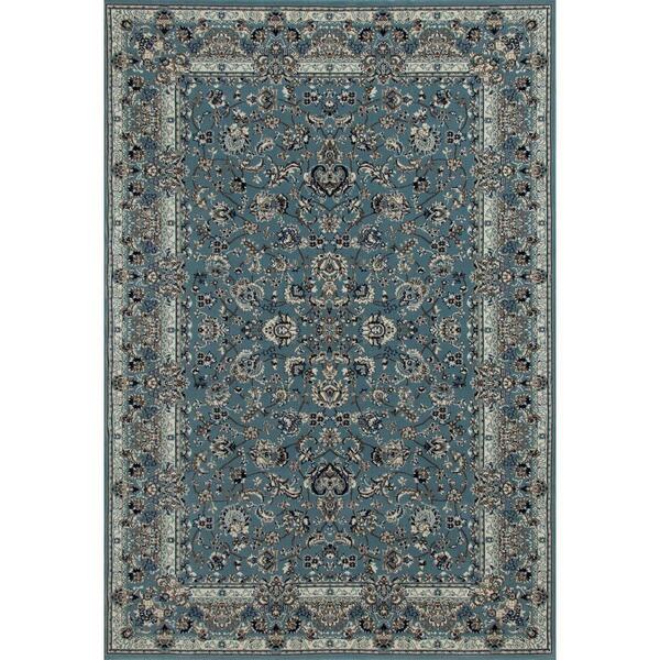 Art Carpet 7 X 10 Ft. Kensington Collection Timeless Woven Area Rug, Medium Blue 841864104450